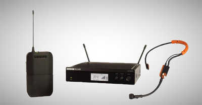 Радиосистема BLX с поясным передатчиком и речевой головной гарнитурой SM31. 518 - 542 MHz