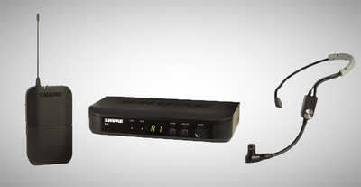Радиосистема BLX с поясным передатчиком и вокальной головной гарнитурой 606 - 630 MHz (BLX14E/SM35-K3E)
