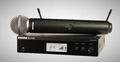 Радиосистема BLX с ручным микрофоном SM58, кронштейны для крепления в рэк. 606 - 630 MHz (BLX24RE/SM58-K3E)